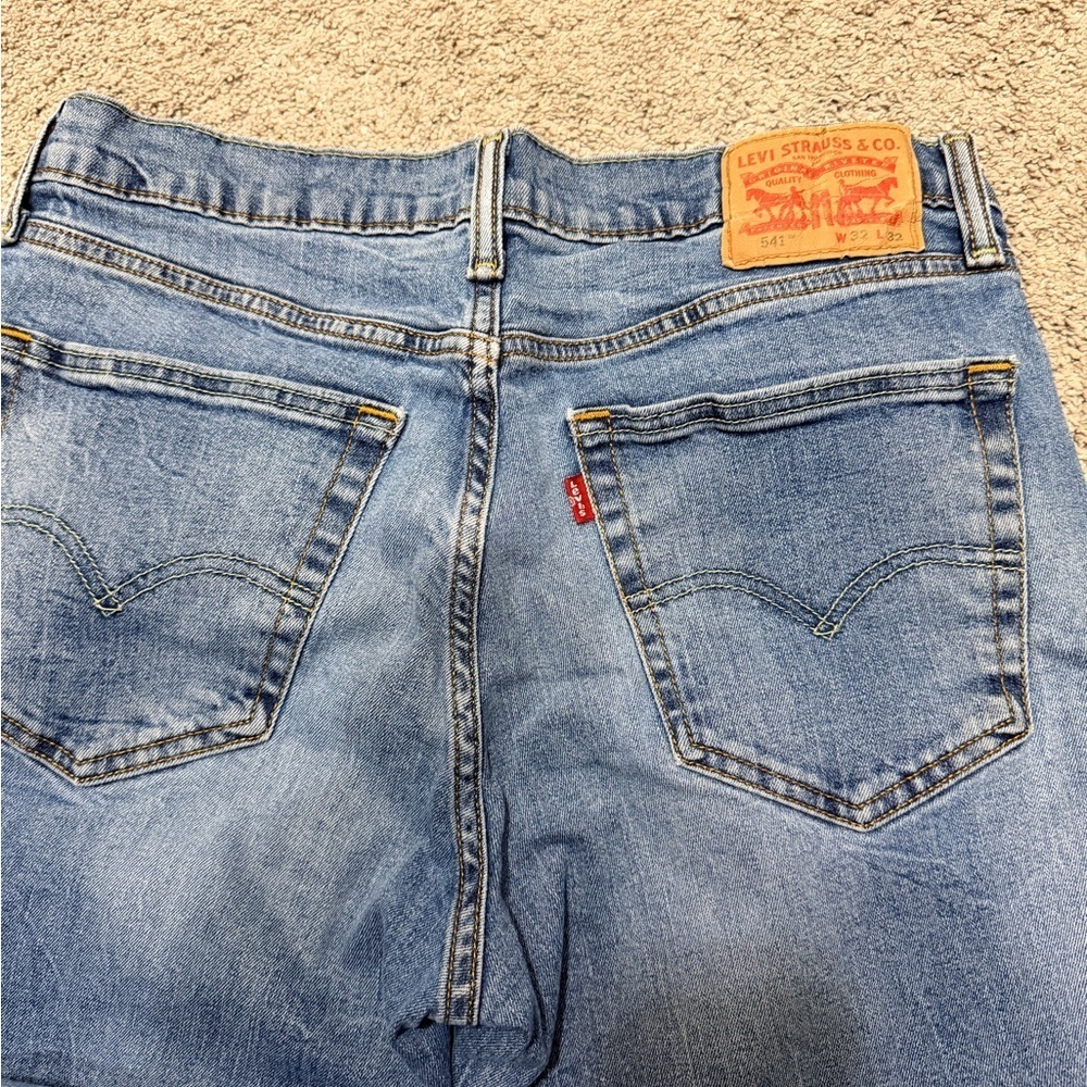 Levi’s Men’s Straight Leg Blue Jeans - Picture 6 of 6